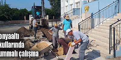 Konyaaltı okullarında hummalı çalışma