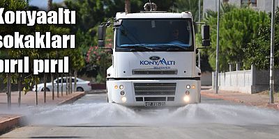 Konyaaltı sokakları pırıl pırıl