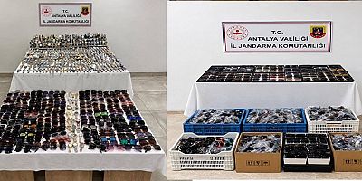 Konyaaltı ve Manavgat İlçelerinde Gümrük Kaçağı Ürün Ele Geçirildi