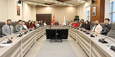 Korkut Ata Kızıl Orda Üniversitesi'nden Rektör Türkdoğan'a ziyaret