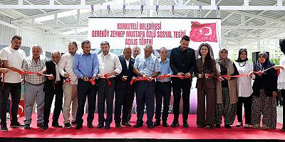 Korkuteli Belediyesi’nden Dereköy’e Modern Sosyal Tesis