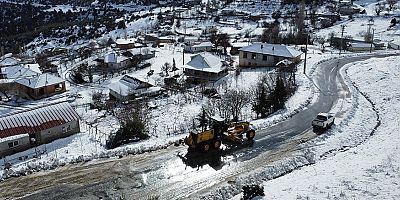 Korkuteli Karla Mücadelede Yalnız Değil