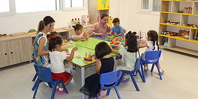 Korkuteli’nde Büyükşehir kreşine büyük ilgi 