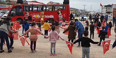 Korkuteli ve Elmalı’da 23 Nisan coşkusu