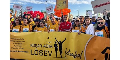 Koşar Adım LÖSEV Takımı Lösemili Çocuklar Haftası'nda koştu
