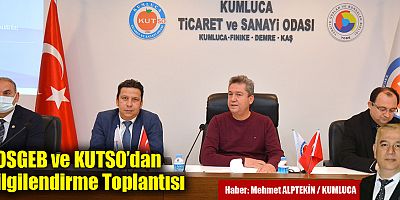 KOSGEB ve KUTSO’dan Bilgilendirme Toplantısı