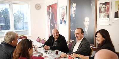 Kotan'dan CHP ilçe örgütüne ziyaret