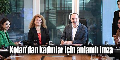 Kotan'dan kadınlar için anlamlı imza