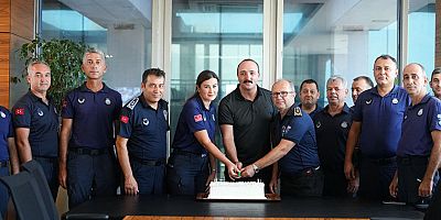 Kotan, personelin Zabıta Haftası'nı kutladı