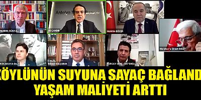Köylünün suyuna sayaç bağlandı, yaşam maliyeti arttı