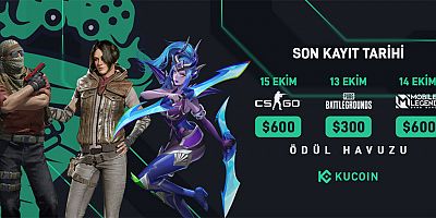 KuCoin'den 1500 Dolar Ödül Havuzuna Sahip Espor Turnuvası