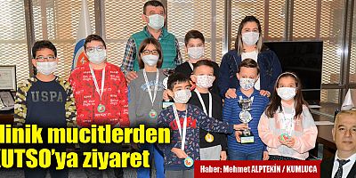 Küçük mucitlerin KUTSO ziyareti