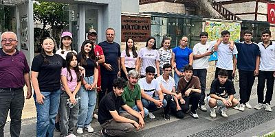Kültür Evi’ne öğrenci ziyaretleri sürüyor 