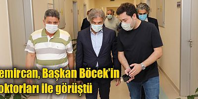 Kültür ve Turizm Bakan Yardımcısı Demircan’dan Başkan Muhittin Böcek’e geçmiş olsun ziyareti