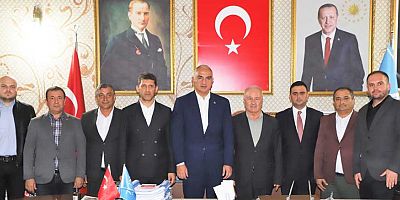 Kültür ve Turizm Bakanı Ersoy, Başkan Şahin'i makamında ziyaret etti