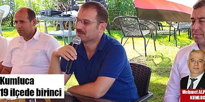 Kumluca 19 ilçede birinci 
