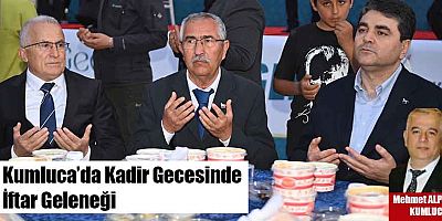Kumluca Belediyesi Kadir Gecesi'nde gönül sofrası kurdu