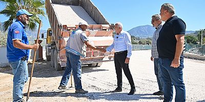 Kumluca Belediyesi'nden 2025 yılı etabında rekor asfaltlama