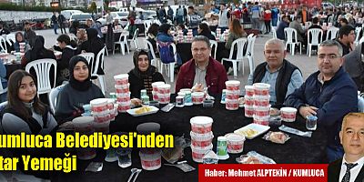 Kumluca Belediyesi'nden İftar Yemeği