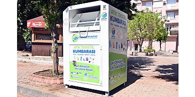 Kumluca Belediyesi'nden sıfır atık hamlesi: 41 noktaya giysi kumbarası yerleştiriliyor