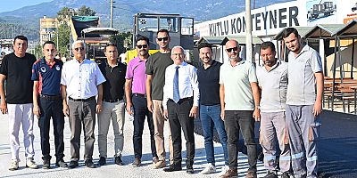 Kumluca Belediyesi Temel Eğitim Mahallesi'nde sıcak asfalt serimini tamamladı