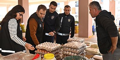 Kumluca Belediyesi ve İlçe Tarım Müdürlüğünden Ortak Pazar Denetimi