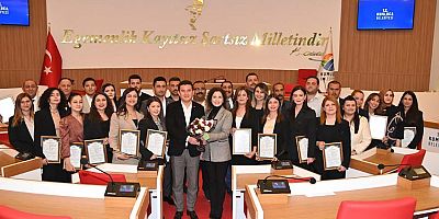 Kumluca Belediyesi yeni memurları yemin etti