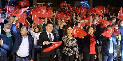 Kumluca, Cumhuriyet Haftası'nda andımızı okudu