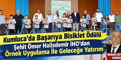 Kumluca’da Başarıya Bisiklet Ödülü 