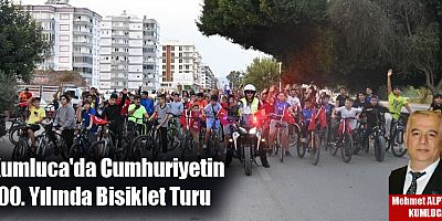 Kumluca'da Cumhuriyetin 100. Yılında Bisiklet Turu
