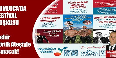 Kumluca'da festival coşkusu