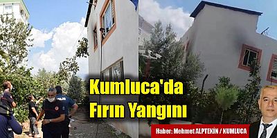 Kumluca'da Fırın Yangını