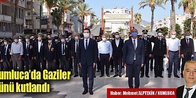 Kumluca’da gaziler günü kutlandı