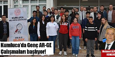 Kumluca’da Genç AR-GE Çalışmaları başlıyor!