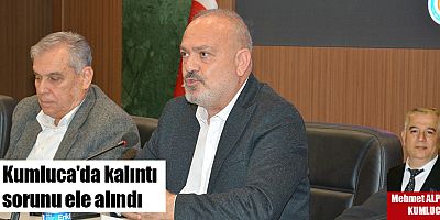 Kumluca'da kalıntı sorunu ele alındı