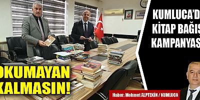 Kumluca'da kitap bağışı kampanyası! Okumayan kalmasın!