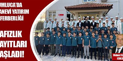 Kumluca'da manevi yatırım seferberliği... Hafızlık kayıtları başladı