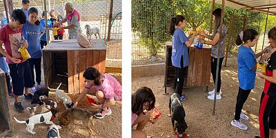 Kumluca'da öğrenciler 4 Ekim Hayvanları Koruma Günü'nü kutladı