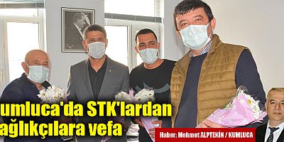 Kumluca'da STK'lardan sağlıkçılara vefa