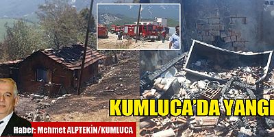 Kumluca'da Yangın
