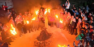 Kumluca'da yörük ateşi coşkuyla yakıldı