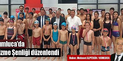 Kumluca'da Yüzme Şenliği düzenlendi