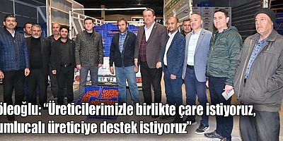 Kumluca'dan domates ihracat kısıtlaması ile ilgili basın açıklaması