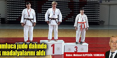 Kumluca judo dalında ilk madalyalarını aldı