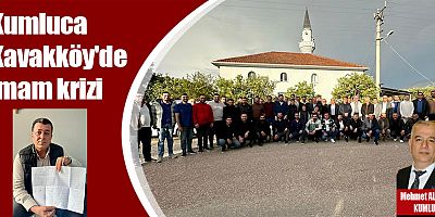 Kumluca Kavakköy'de imam krizi