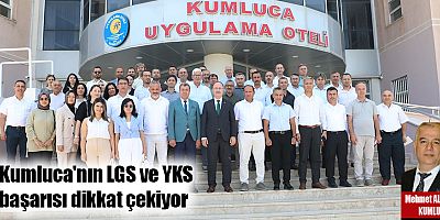 Kumluca'nın LGS ve YKS başarısı dikkat çekiyor
