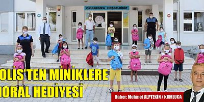 Kumluca Polisi'nden eğitime moral