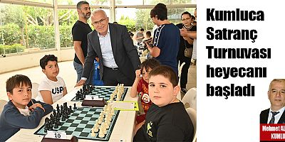 Kumluca Satranç Turnuvası heyecanı başladı