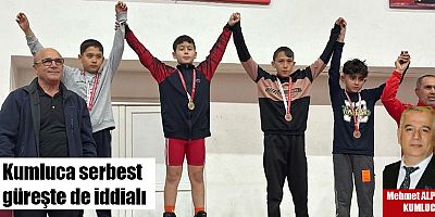 Kumluca serbest güreşte de iddialı