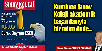 Kumluca Sınav Koleji akademik başarılarıyla bir adım önde